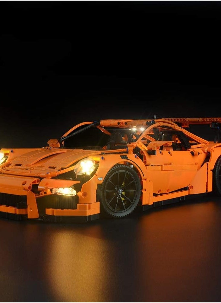 BRIKSMAX Technic 911 GT3 RS Led Lighting Kit- Compatible with Lego 42056 Building Blocks Model- Not Include The Lego Set