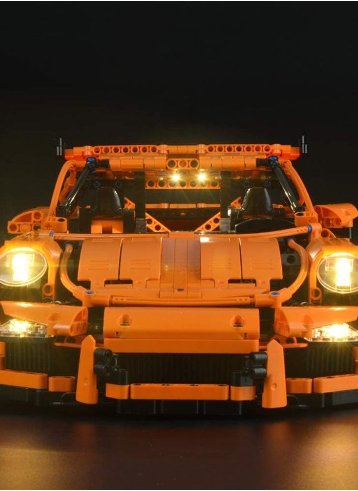 BRIKSMAX Technic 911 GT3 RS Led Lighting Kit- Compatible with Lego 42056 Building Blocks Model- Not Include The Lego Set