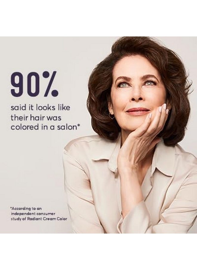 Radiant Hair Color Kit, Dark Ash Brown For 100% Gray Coverage, Ammonia-Free, 5Na Torino Brown, Permanent Hair Dye, Pack Of 2