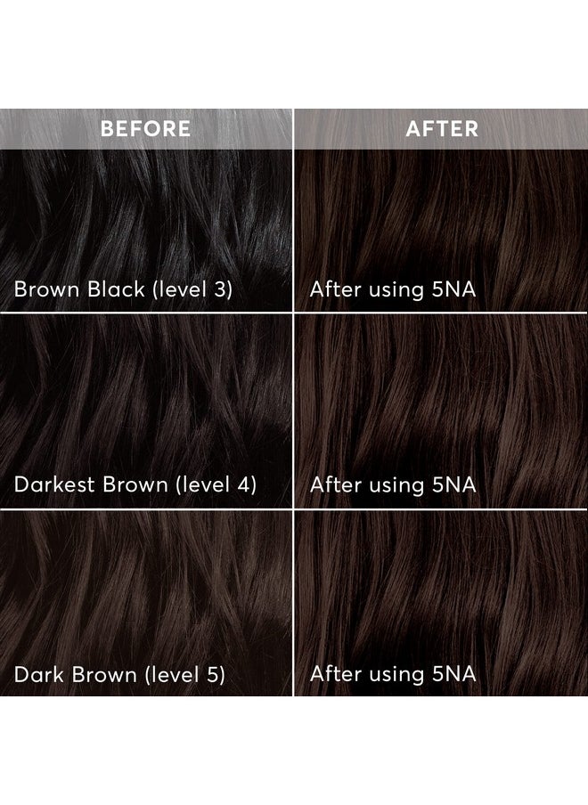 Radiant Hair Color Kit, Dark Ash Brown For 100% Gray Coverage, Ammonia-Free, 5Na Torino Brown, Permanent Hair Dye, Pack Of 2