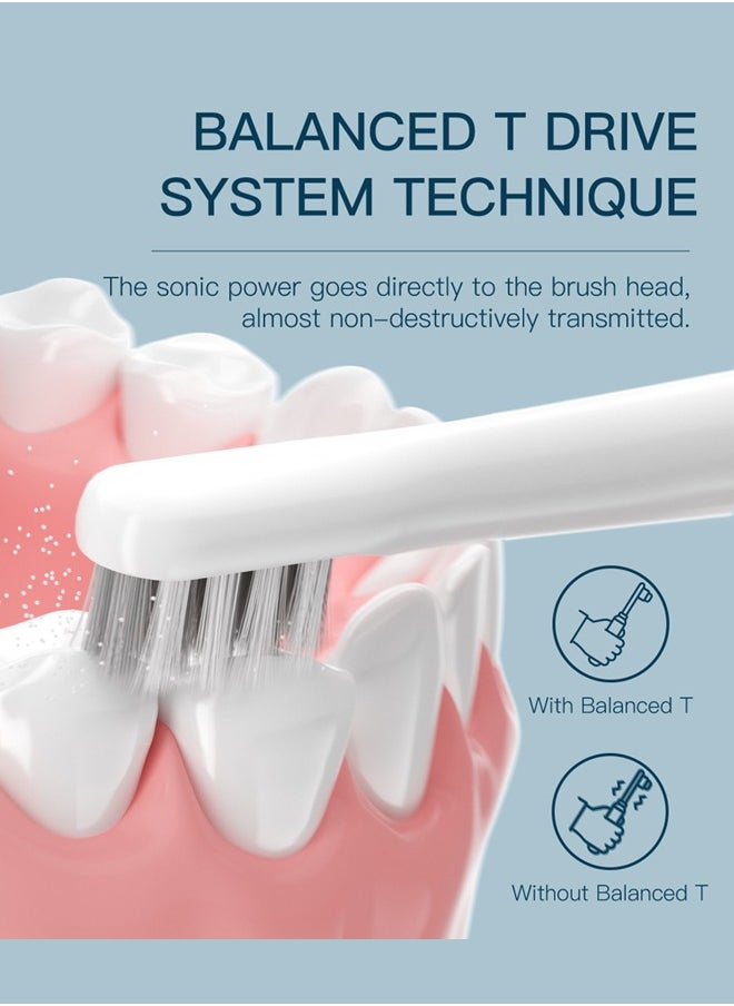 Electric Toothbrush T501 Home Travel High Frequency Clean Teeth Whitening IPX7 Waterproof