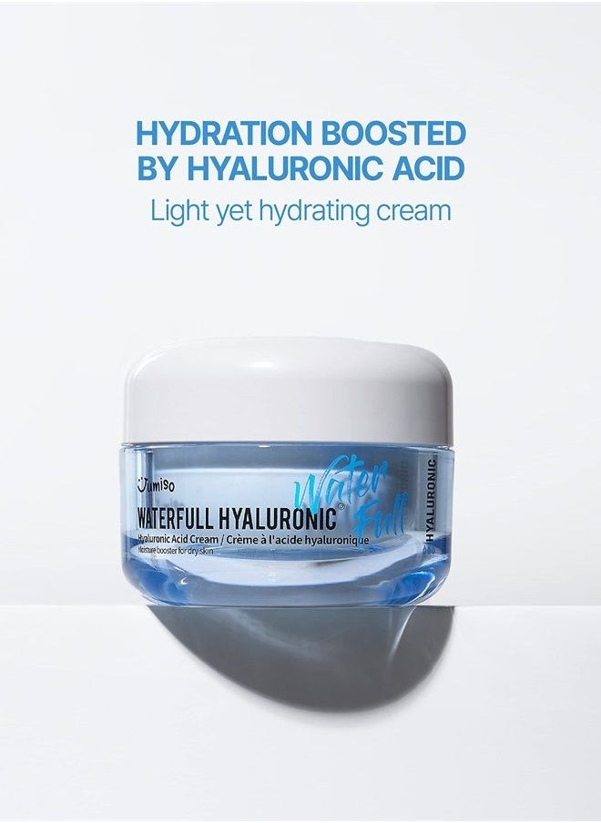 Waterfull Hyaluronic Cream 1.69 fl.oz. / 50ml | Face Moisturizer, Hyaluronic Acid Cream for All Skin Types, Daily Deep Hydration