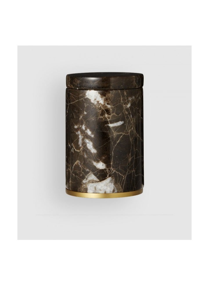 House Of Rituals Dedaine Cotton Jar Brown Marble