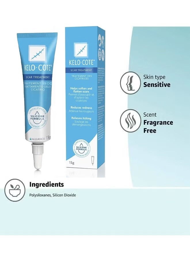 Sinclair Gel for Scars 15g, Reduces the Appearance of Old New Scars, Stretch Marks, Surgery, Injuries, Burns and Acne
