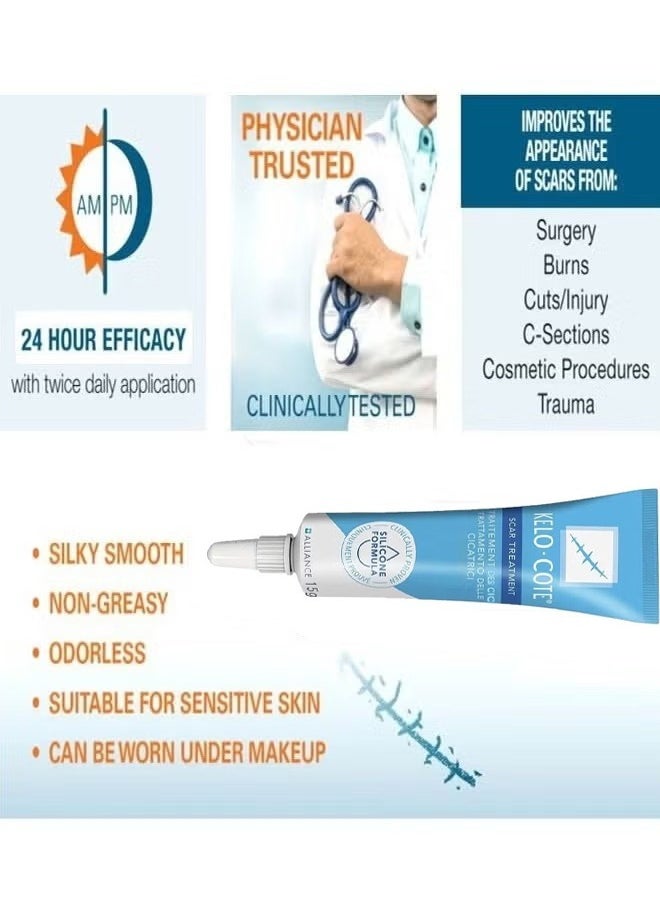 Sinclair Gel for Scars 15g, Reduces the Appearance of Old New Scars, Stretch Marks, Surgery, Injuries, Burns and Acne