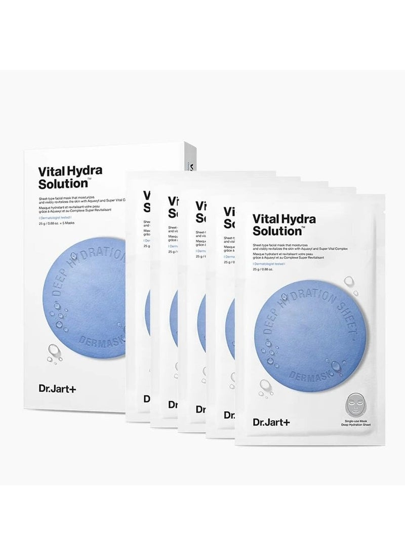 Dr. Jart+ Vital Hydra Solution Sheet Mask, 5count