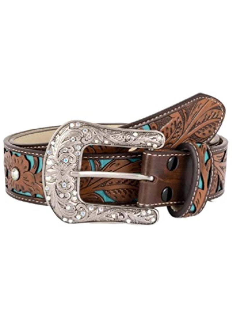 Western Turquoise Belt Vintage Western Belt Cowboy Belts For Men Western With Big Buckle Belt Jeans Belt Vintage Western Belt