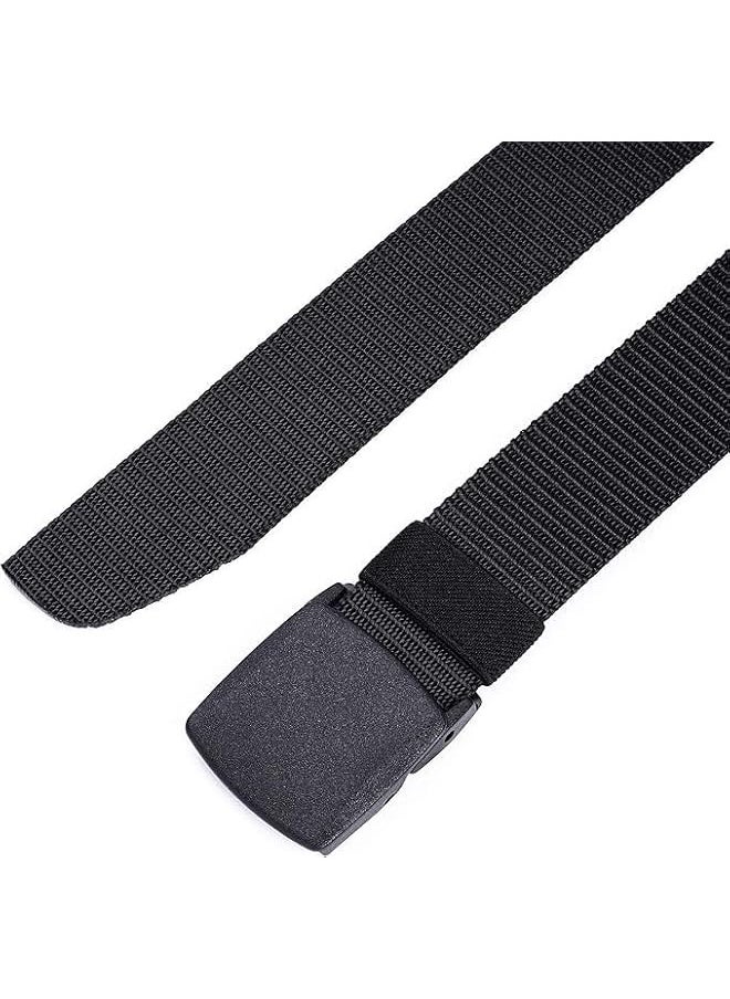 Beep-Free Airport Security Belt for Men & Women – Cotton & Nylon Belt, Metal Free Buckle Belt; TSA-Approved, Stylish Travel & Golf Belt