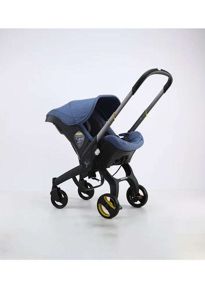 2-in-1 Car Seat & Stroller | World’s First Fully Integrated Travel System | Seamless Transition from Car to Stroller in Seconds | Ergonomic Newborn Support & Side-Impact Protection | Lightweight, Compact, and Durable with Rust-Free Aluminum Frame | Certified for Air Travel & Public Transport