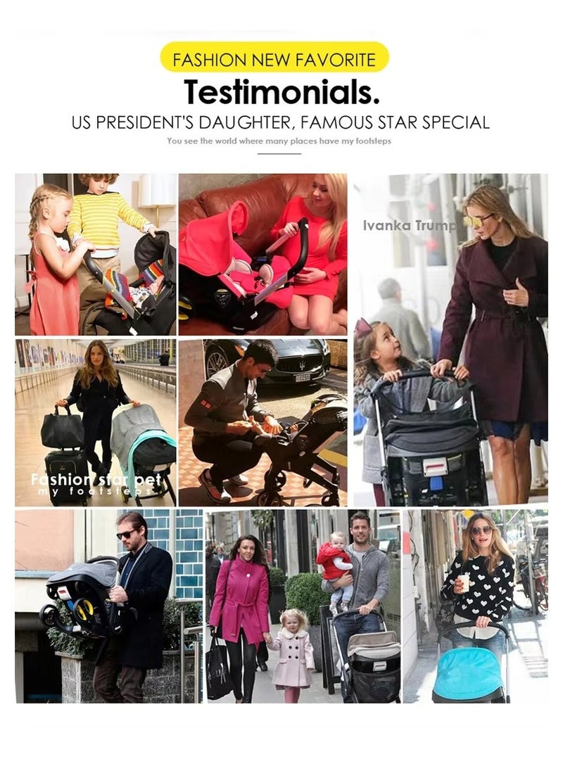 2-in-1 Car Seat & Stroller | World’s First Fully Integrated Travel System | Seamless Transition from Car to Stroller in Seconds | Ergonomic Newborn Support & Side-Impact Protection | Lightweight, Compact, and Durable with Rust-Free Aluminum Frame | Certified for Air Travel & Public Transport