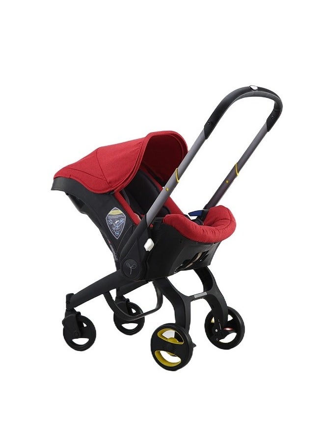 2-in-1 Car Seat & Stroller | World’s First Fully Integrated Travel System | Seamless Transition from Car to Stroller in Seconds | Ergonomic Newborn Support & Side-Impact Protection | Lightweight, Compact, and Durable with Rust-Free Aluminum Frame | Certified for Air Travel & Public Transport