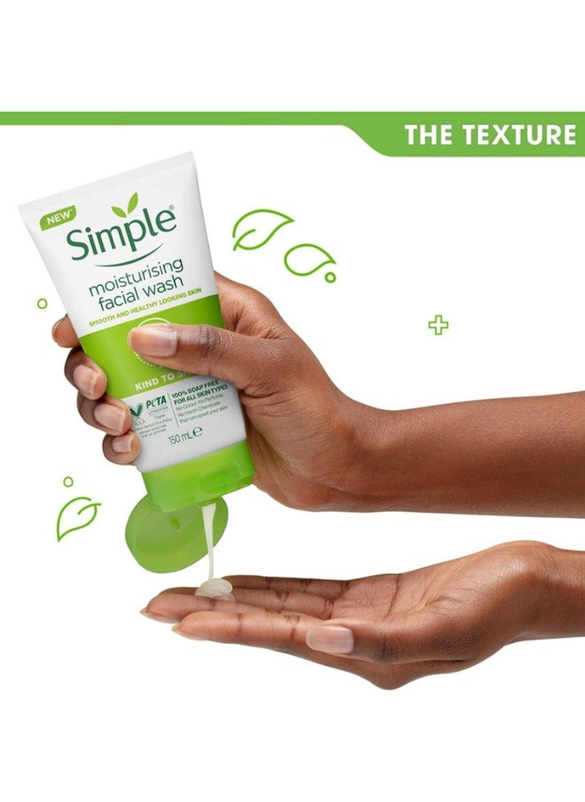 simple Moisturising Facial Wash (150ml, Pack Of 2)