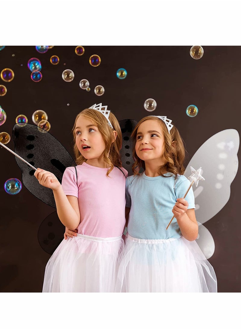 Butterfly Fairy Wings 2 Pieces Butterfly Wing Dress Up Costume Accessory   Wing for Kids Fairy Wings for Princess Birthday Party Makeup Play Play House Show