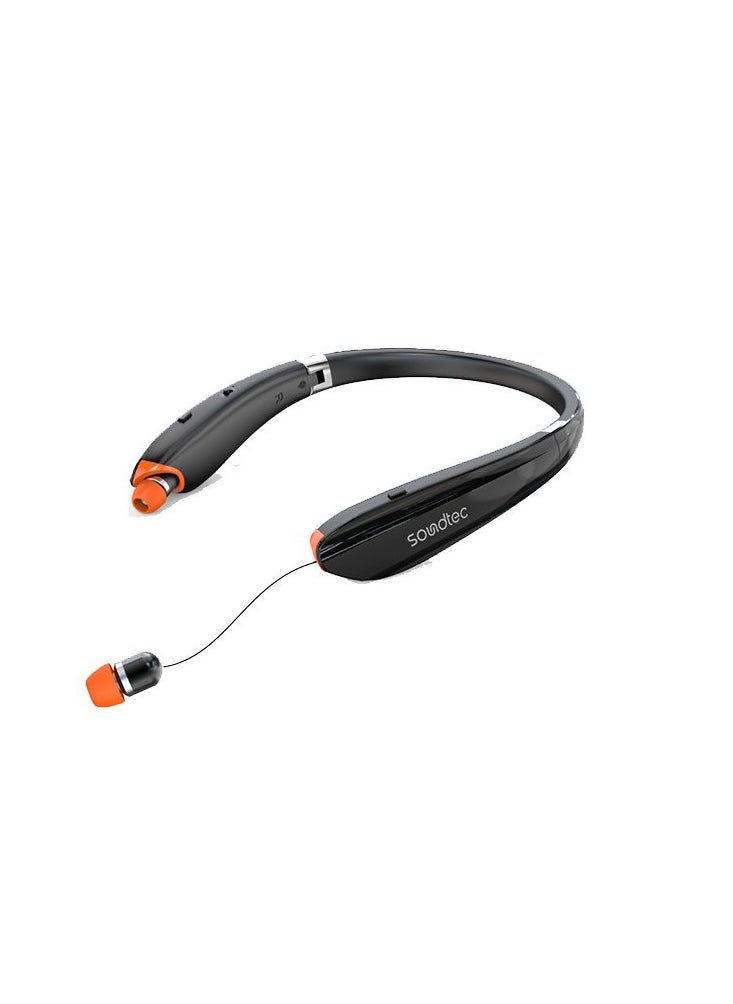 Porodo Soundtec Bluetooth Neck Band with Extendable Earbuds