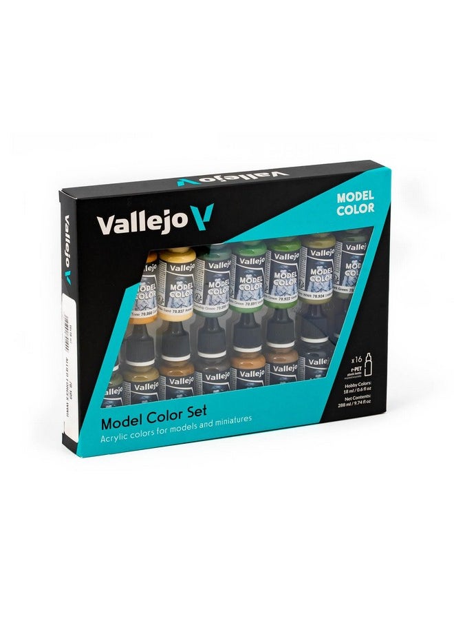 Wwii Allied Forces Paint Set #9, 17Ml, 0.57 Fl Oz (Pack Of 16)