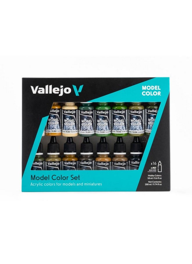 Wwii Allied Forces Paint Set #9, 17Ml, 0.57 Fl Oz (Pack Of 16)