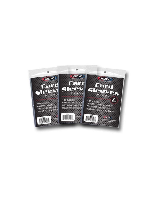 BCW Standard Card Sleeves - 2-5/8