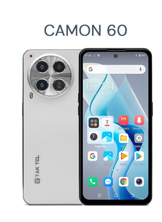 Taktel CAMON 60 Android Smartphone - 8GB RAM, 64GB Storage, 6.6