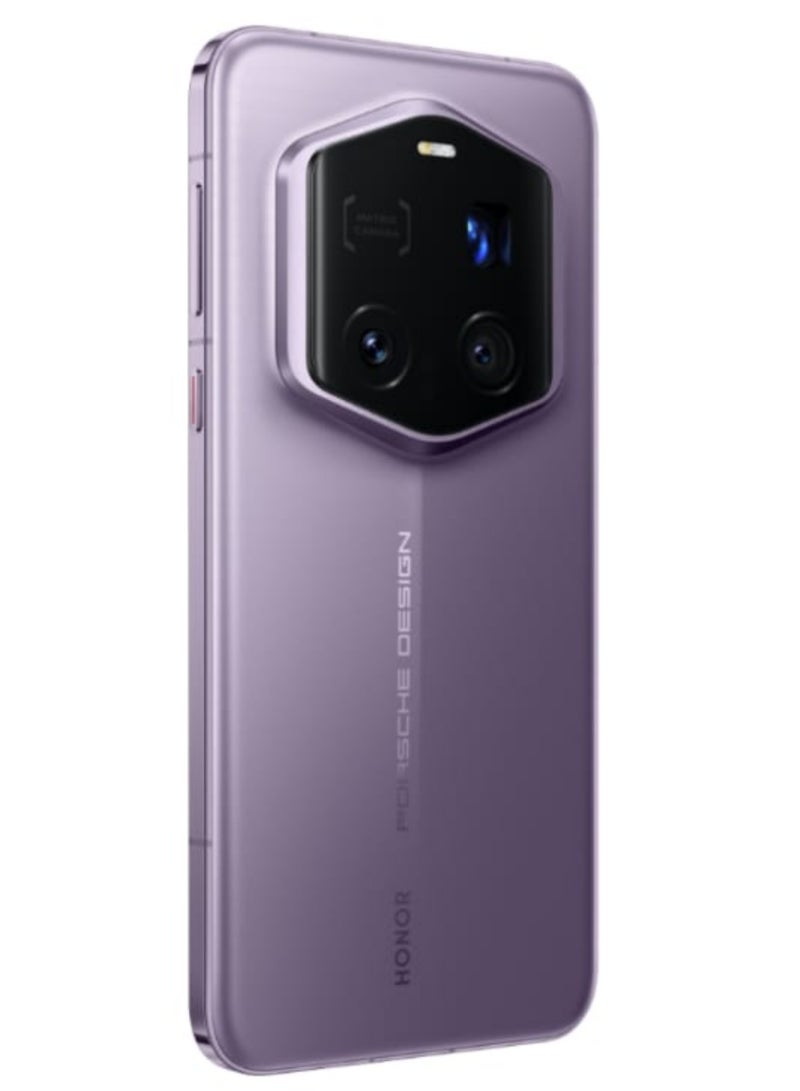 Magic 7 RSR Porsche Design Smartphone Purple | 16GB RAM + 512GB Storage | Snapdragon 8 Elite Chip | 6.8” LTPO OLED 120Hz Display | Quad Camera (200MP+50MP+50MP+TOF) | 5850mAh Battery | IP68 | Android 15 | Luxury Design with Google play Chinese version