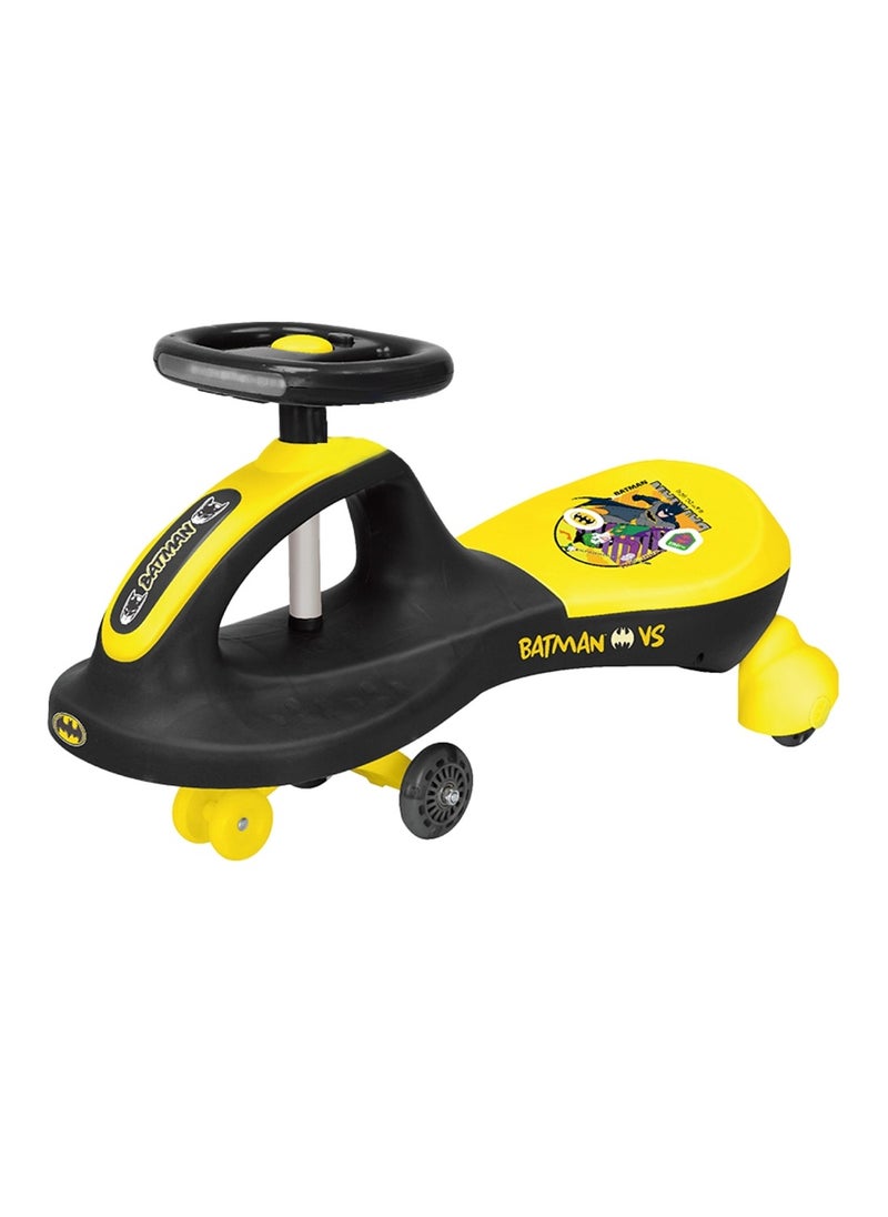 Batman Plasma Swing Car for Ages 3+ Years (Black/Yellow)