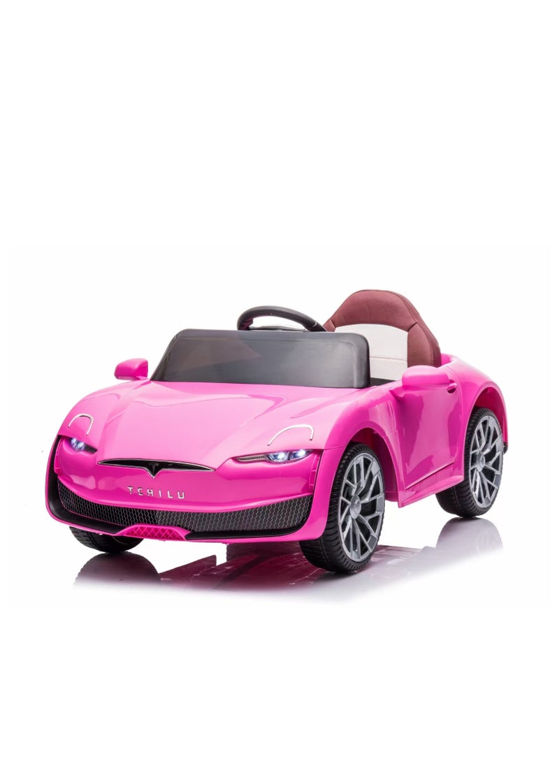 Lovely Baby LB 1060L Kids Battery Operated Ride-On Car with Remote, for Kids Ages 1-4 - Pink