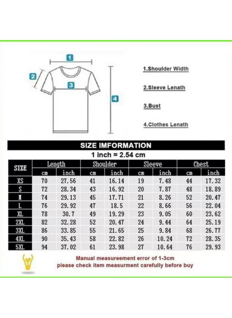 Dragon Ball Cartoon Printed Loose Round Neck Short Sleeved T-shirt