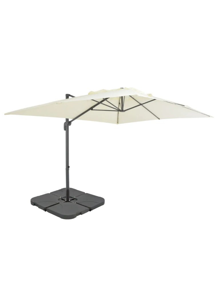 Outdoor Umbrella | Side Pole | White | Perfect For Outdoor Area | Best Quality Products