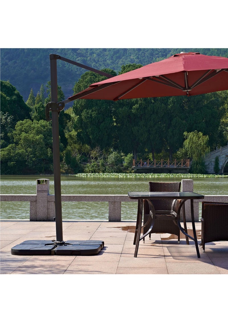 Outdoor Umbrella | Side Pole | White | Perfect For Outdoor Area | Best Quality Products