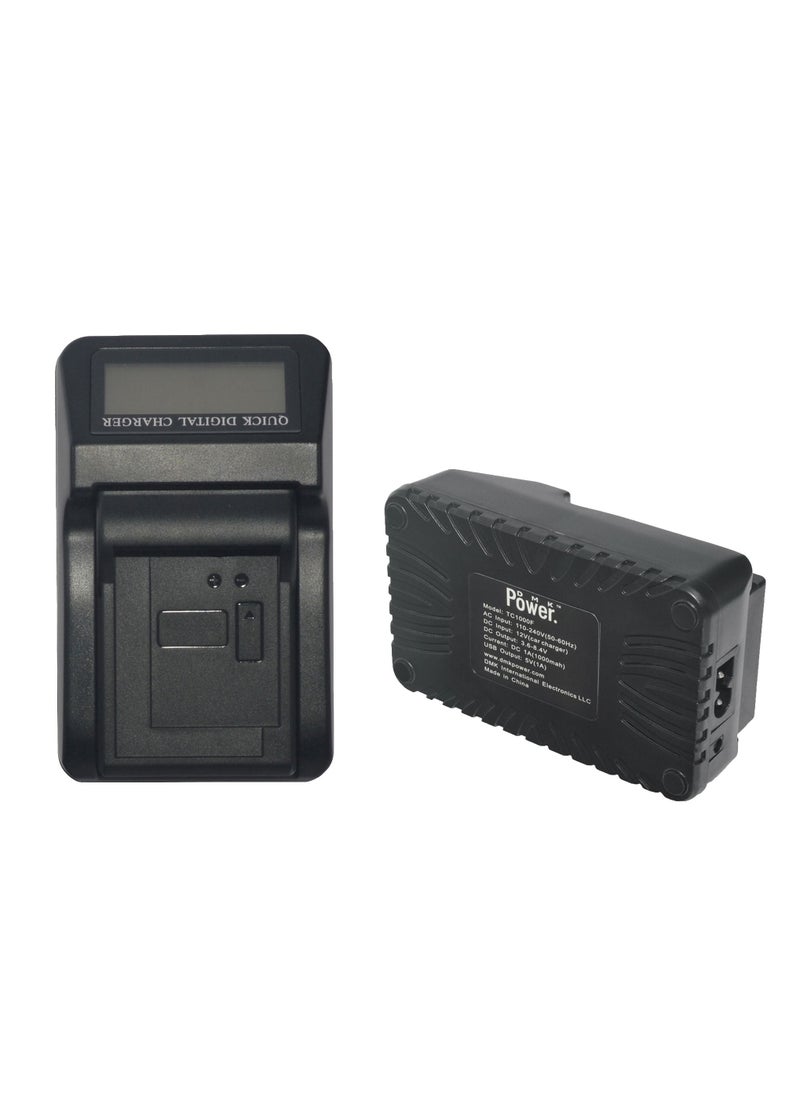 DMK Power 2PCS NP-BG1 Battery 950mAh with Quick Rapid LCD Charger Compatible with Sony DSC-H3 DSC-H7 etc,