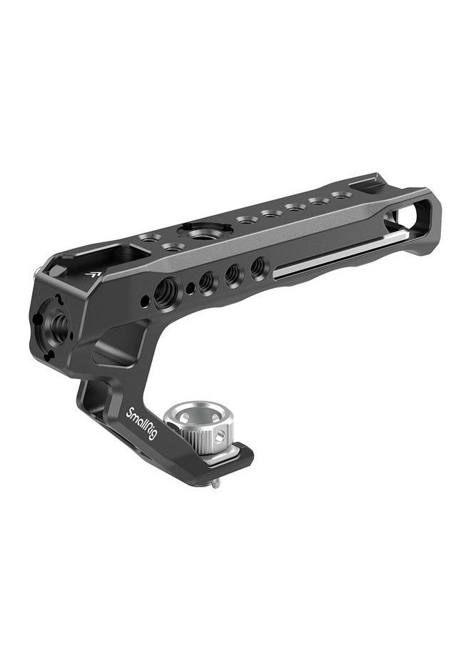 SmallRig Ergonomic Handle with Locating Holes for ARRI, Anti-Off Designed Cold Shoe Adapter - 2165