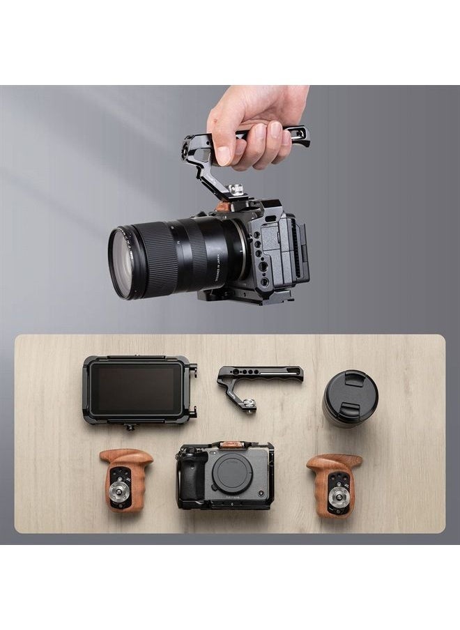 SmallRig Ergonomic Handle with Locating Holes for ARRI, Anti-Off Designed Cold Shoe Adapter - 2165
