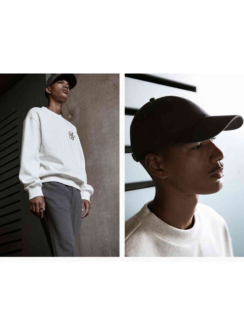 HM New Fashionable Casual Round Neck Loose American Long Sleeved Sweatshirt