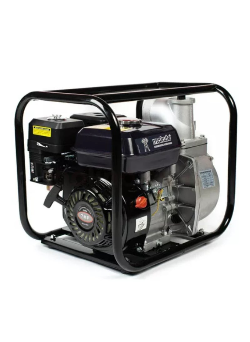 Gasoline Water Pump, 4kW/7HP 4-Stroke Engine, 2-Inch Outlet, 30m Lift, 30 m³/hour Flow Rate, Lightweight Aluminum Housing, Durable Cast Iron Pump Outlets, Portable and Efficient for Farm, WP20