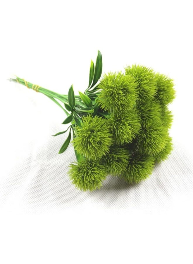 Artificial Dandelion Flowers，14 Pcs Dandelion Artificial Flowers Plants Bouquet Plastic Flower，UV Resistant Fake Plastic Flowers， for Home Decoration/Wedding Decor (White)