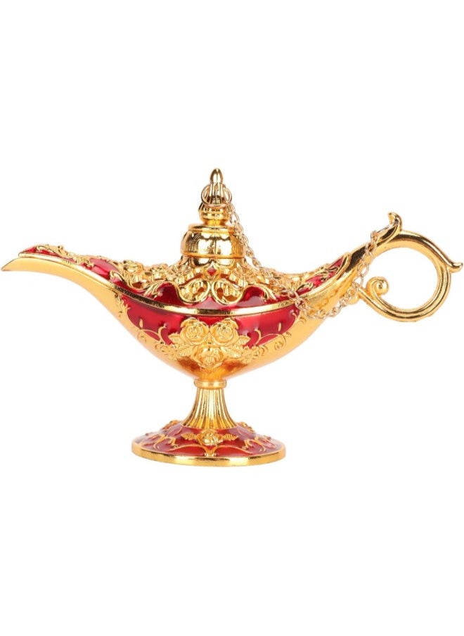 Legend Wishing Light, Genie Lamp, Decor Genie Light, Props Decoration Gold and Red for Home Party Wedding Table Decoration for Home Party Wedding Table Decoration Gift