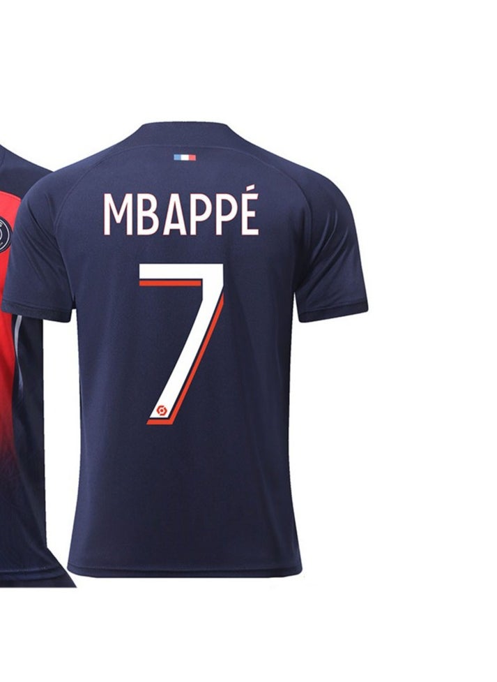 4-piece set of Paris home No.7 new football jersey