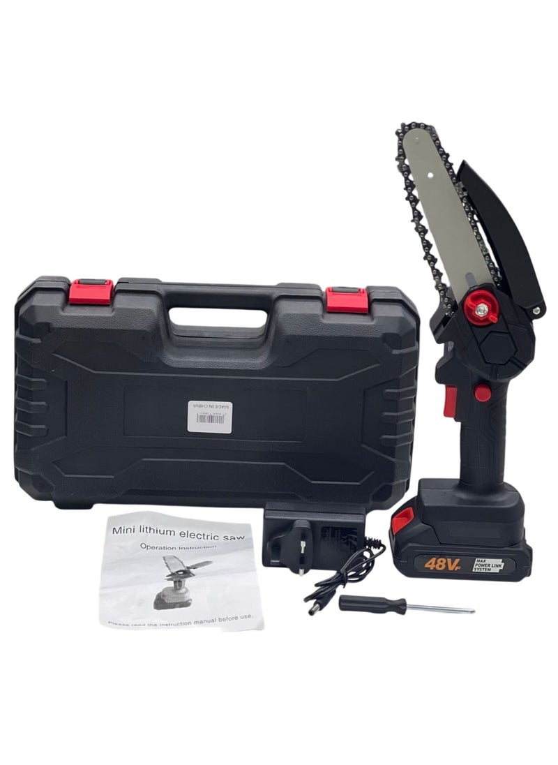 48V Max Power Mini Lithium Electric Chainsaw Kit