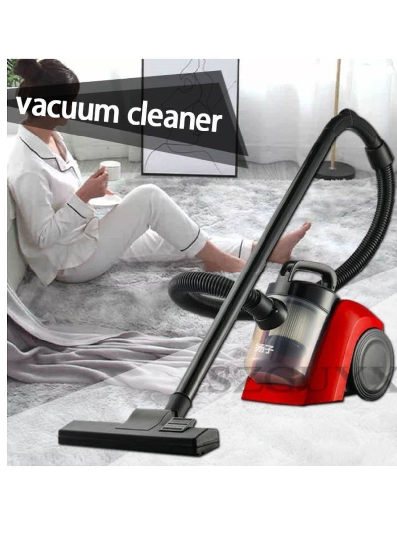 Vacuum Cleaner, 3500 W Household Large Suction Small Mini Powerful Handheld High Power Silent Carpet Cleaner, Red