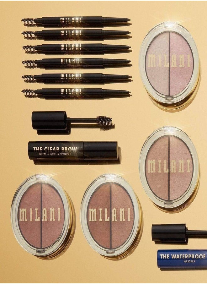 Milani Highlighter Duo - Makeup Palette 120 Power Up, Includes Cream Highlighter and Powder Highlighter, Face Illuminator Makeup Kit