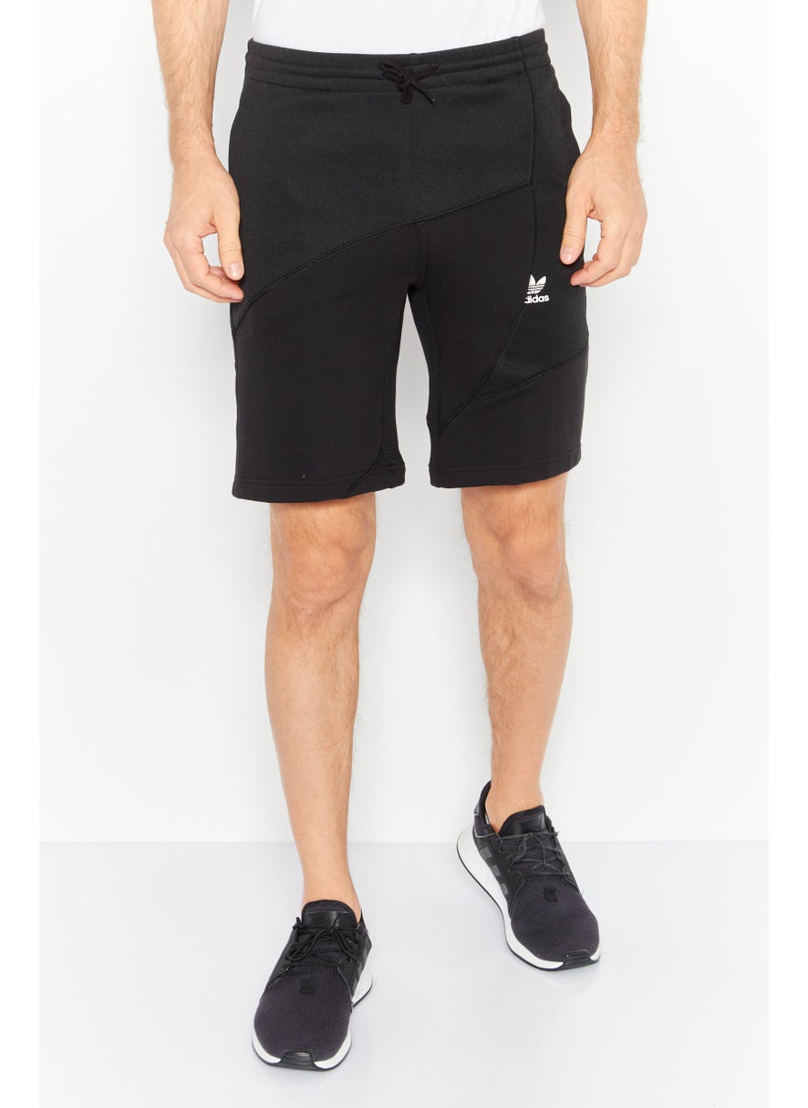 Men Sportswear Fit Outdoor Shorts, Black