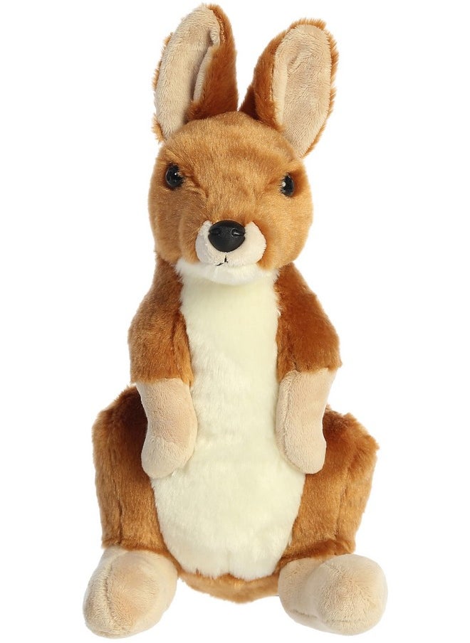 ® Adorable Flopsie™ Kangaroo Stuffed Animal - Playful Ease - Timeless Companions - Brown 12 Inches