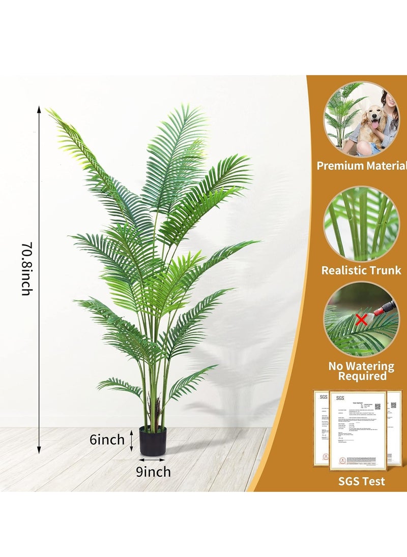 Artificial Tree Fake Plants Fake Trees Faux Plants Indoor Realistic Plants for Office Home Room Store Decor Height 150 CM Areca Palm.