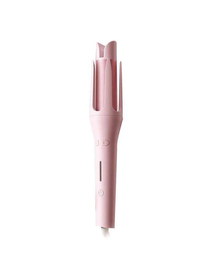 Automatic Hair Curler 32mm Electric Curling Iron Waver Fast Heat Up for Hairdressing (Pink)