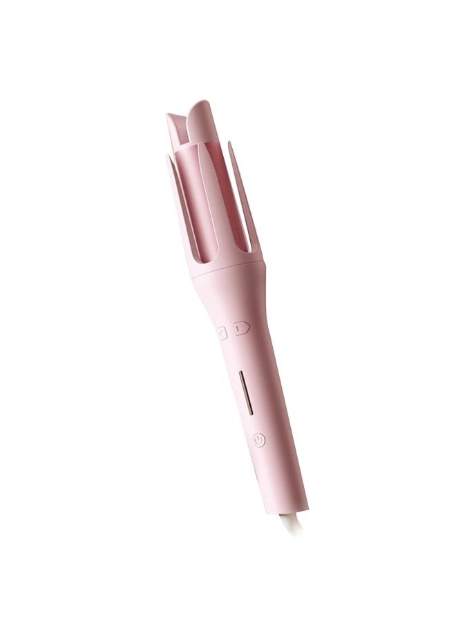 Automatic Hair Curler 32mm Electric Curling Iron Waver Fast Heat Up for Hairdressing (Pink)