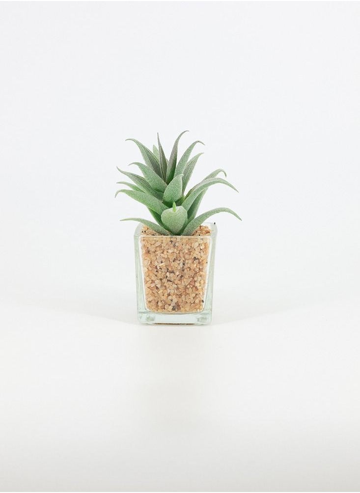 Artificial Plant With Pot, Assorted White And Green