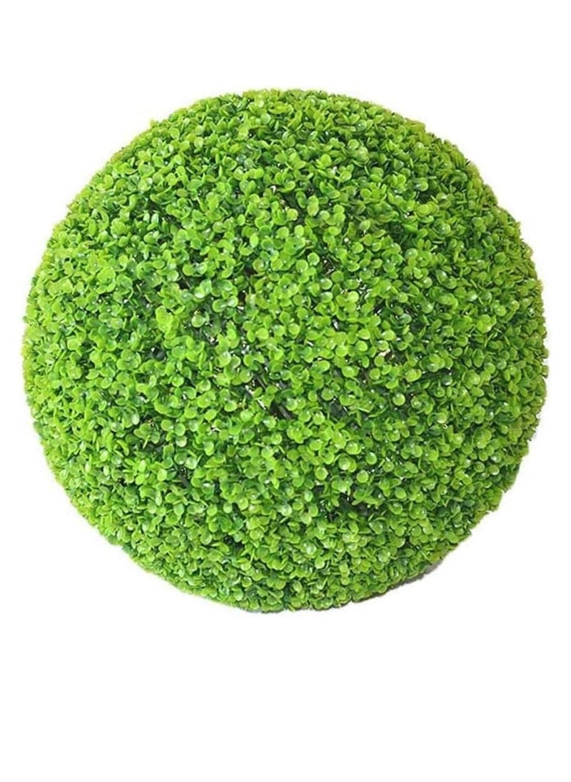 TOMSUN 45 Cm Artificial Boxwood Topiary Ball for Outdoors Grass Balls for Home Garden Wedding Party Decoration Environmental UV Protected Faux Boxwood Decorative Ball