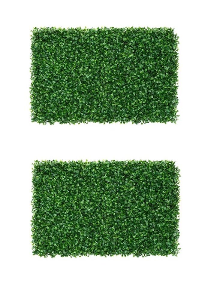 FFD 5pcs Artificial Wall Grass For Home Indoor Outdoor Villa Garden Decoration Artificial Grass Wall Decor Green 40x60cm 2pcs