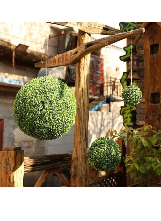 FFD Artificial Topiary Ball Indoor Outdoor Fake Boxwood Plant Decorative Balls Faux Plants Garden Spheres Artificial Grass Dome Ball