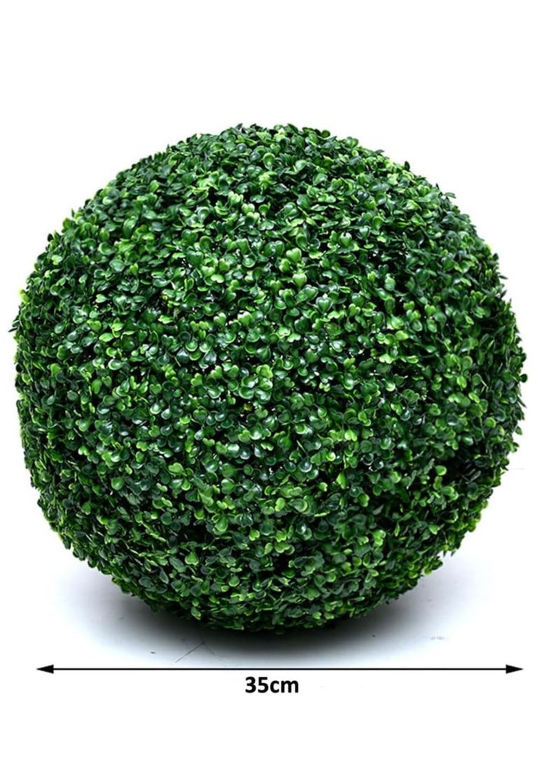 FFD Lifelike Artificial Topiary Grass Balls for Timeless Home, Hotel, and Mall Décor - Perfect for Indoor & Outdoor Beauty, Weddings