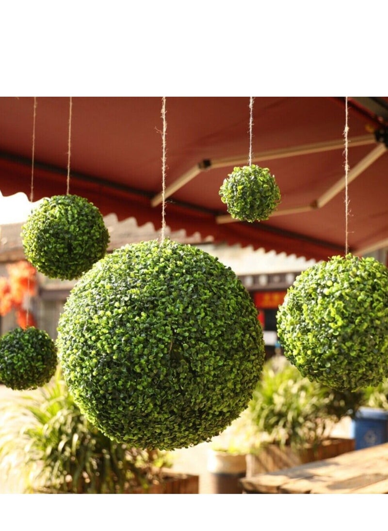 FFD Green Oasis: Fake Plant Bolls Grass Dome Ball Perfect Garden Enhancement